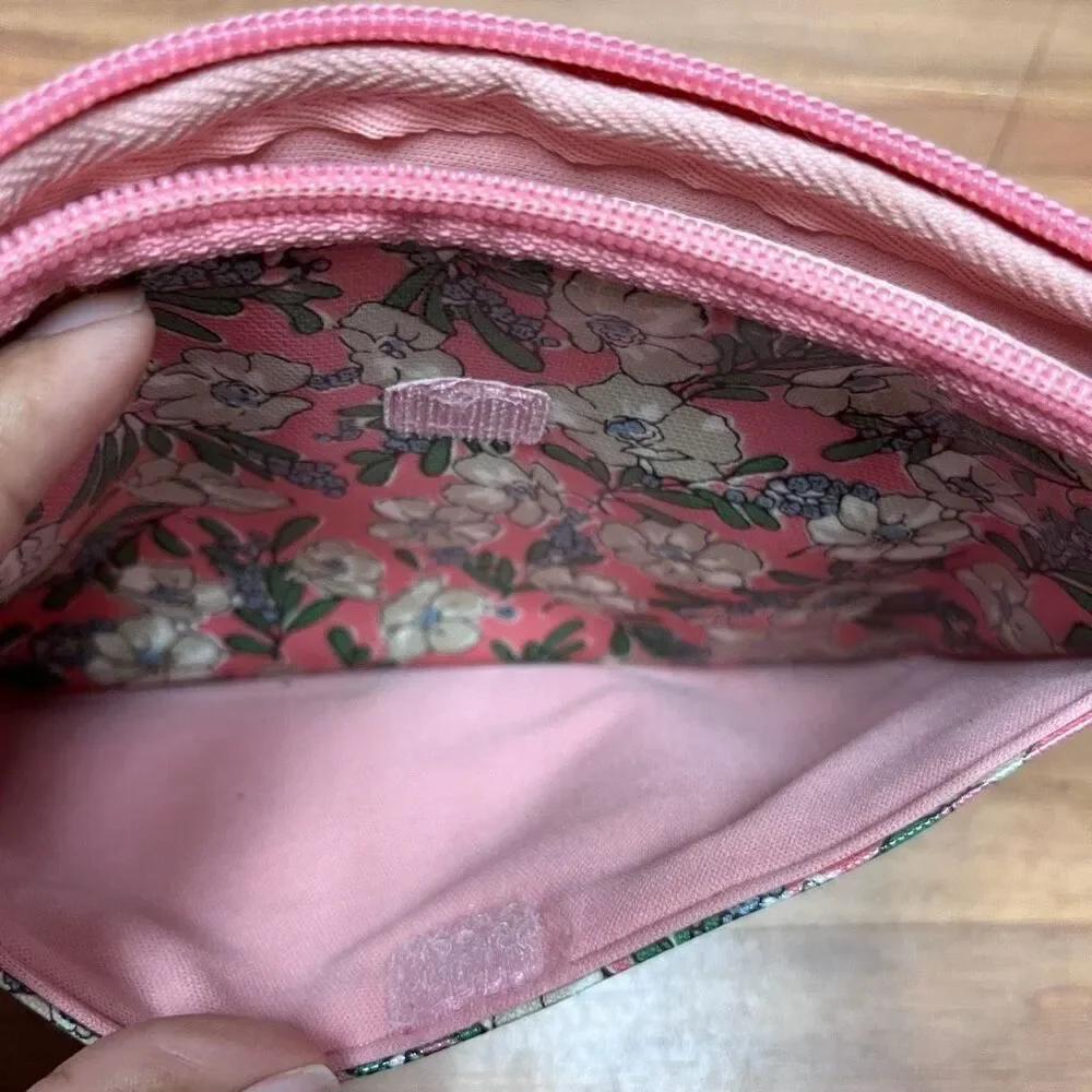 Cath Kidston Womens Floral Mini Lozenge Wallet Pouch Mayfield Blossom Pink